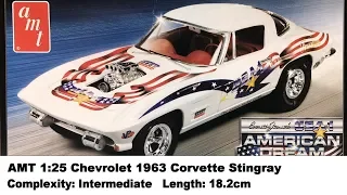 AMT 1:25 Chevrolet 1963 Corvette Stingray Kit Review