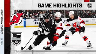 Devils @ Kings 1/14 | NHL Highlights 2023