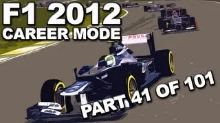 F1 2012: Career Mode Walkthrough (41/101) - Brazilian Grand Prix (SEASON 2/WILLIAMS) - HD