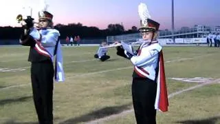 Dunnellon High School Marching Band Playing the Star Spangled Banner