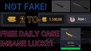 FROM 2$ TO 1000$ AND DAILY CASE FLIP KNIFE UNBOX INSANE LUCKY ON CSGOEMPIRE!