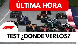 Test de pretemporada de F1 2024 ¿DONDE VERLOS, HORARIOS?