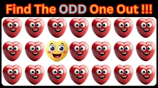 Find the ODD one out | How Good Are Your Eyes | 15 Games | [Easy-Medium-Hard]