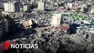 Satélites revelan magnitud del terremoto en Siria y Turquía | Noticias Telemundo