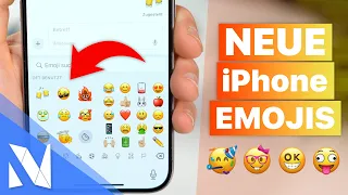 EIGENE iOS Emojis hinzufügen🤩 - 300+ neue Emojis & Custom Emojis mit iOS 17.x  | Nils-Hendrik Welk