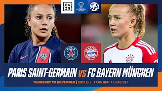 PSG - FC Bayern München | UEFA Women's Champions League 2023-24 Spieltag 2 Ganzes Spiel