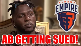 Antonio Brown getting SUED by Albany Empire players and coaches for STEALING their paychecks!