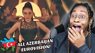 AMERICAN REACTS TO EUROVISION: ALL AZERBAIJAN PERFORMANCES & WINS! 😍