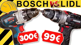 99€ PARKSIDE schlägt 300€ BOSCH AKKUSCHRAUBER? | WERKZEUG NEWS 237