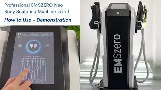 Professional EMSZERO Neo Body Sculpting Machine 5 in 1 | How to Operate the Machine