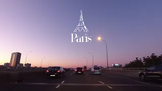 SUNSET DRIVE PARIS 🇫🇷 4K⁶⁰