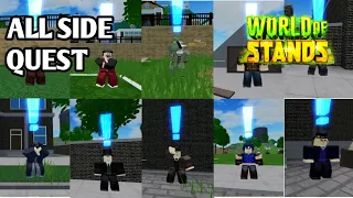 all side quest in WORLD OF STANDS version 1.0.0