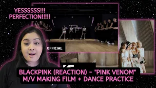 💗 REACTION 💗 (블랙핑크) BLACKPINK - "PINK VENOM" M/V MAKING FILM + DANCE PRACTICE VIDEO ||