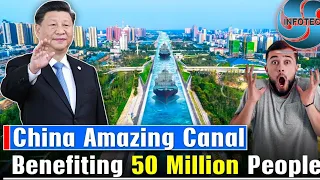 UNBELIEVABLE! China's 72 Billion RMB Building New Super Canal Affects 50 Million People