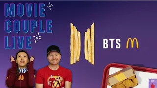 Movie Couple Live! We're trying the BTS meal at McDonalds