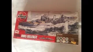 Airfix HMS Belfast 1 600th Scale In Box Review New
