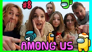 🎭AMONG US en la VIDA REAL #8 ¿Quien es el IMPOSTOR? Serie "Jugamos a Among Us en la vida real"