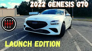 2022 Genesis G70 3.3t AWD Launch Edition Review // Better Than The Kia Stinger and TLX Type S?