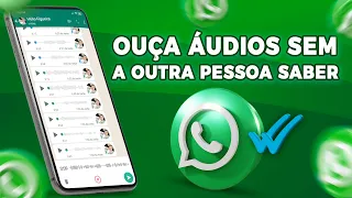 COMO OUVIR ÁUDIO NO WHATSAPP E NÃO FICAR AZUL (SEM APLICATIVO)