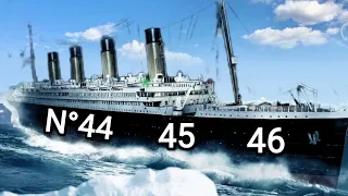 montage numéro 44/45 et 46 du Titanic de chez Hachette collection