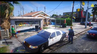 LAPD Gang patrol | Max setting | Patrol and Pursuit | LSPDFR 0.4.9 | 4k