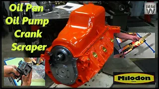 Crank Scraper, High Volume Oil Pump, Oil Pan...#9 Chevy 454 Big Block Performance Build...