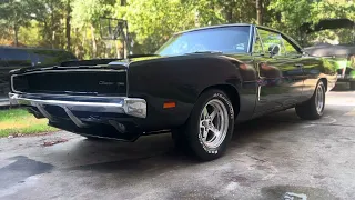 69 Charger 440 Start up Open Headers