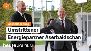 heute journal 26.04.24 Atomausstieg, CO2-Speicherung, Aserbaidschans Präsident in Berlin (english)