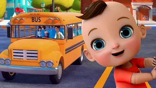 Wheels On The Bus Goes Round and Round + Johny Johny Yes Papa @BabaSharo TV - Kids Songs