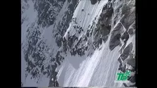 Battistino Bonali - Discesa con gli sci dalla nord dell'Adamello