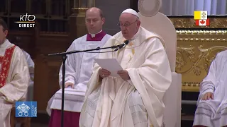 Messe avec le pape François au Sanctuaire National de Sainte-Anne-de-Beaupré