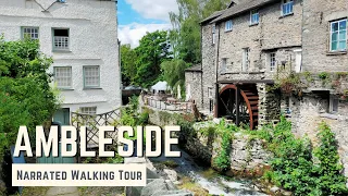 AMBLESIDE | 4K Narrated Walking Tour | Let's Walk 2021