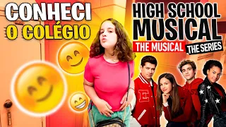 TOUR NA ESCOLA DA SERIE HIGH SCHOOL MUSICAL- COMPREI UM CHAPEU PRA OLIVIA RODRIGO