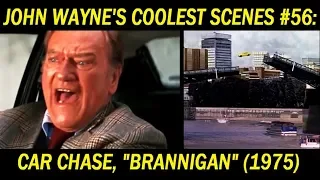 John Wayne's Coolest Scenes #56: Car Chase, "BRANNIGAN" (1975)