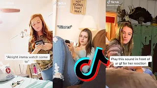 Play this sound around your girlfriend to see her reaction | TikTok compilation | Couples Pranks