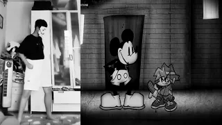 FNF VS Mickey Mouse — Happy Song In Real Life (Reskin Mod)