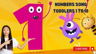 Numbers Song - Learn to Count from 1 to 10 | Nursery Rhymes and Kids Songs #alphabetsong