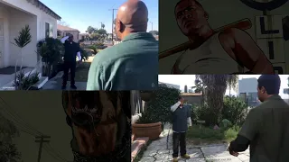 GTAV actors remake "Yee yee ass haircut" scene SIDE BY SIDE COMPARISON