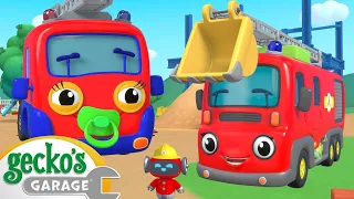 Firefighter School Rescue | Gecko's Garage | Cartoons For Kids | Toddler Fun Learning