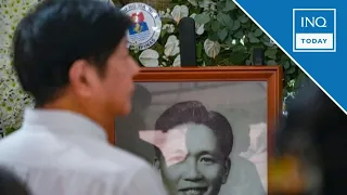 Bongbong Marcos visits father’s tomb at Libingan ng mga Bayani | INQToday