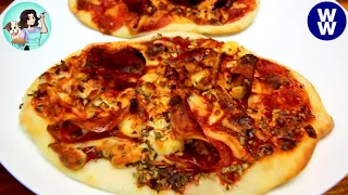 Two Ingredient Dough Pizza In The Air Fryer | WW Friendly (Weight Watchers)  Points on all Plans💚💙💜