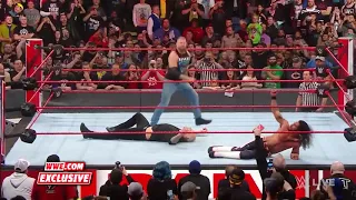 What you didnt see after Raw went off the air Raw Exclusive-March 18 2019