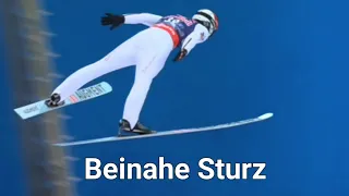 Manuel Fettner 🇦🇹/ BEINAHE STURZ/ Skifliegen Kulm