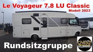 Raumwunder👍Wohnmobil Le Voyageur 7.8 LU Rundsitzgruppe❤️