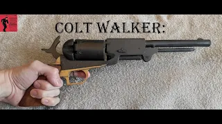 Кольт Уолкер (Colt Walker | Big Iron) из дерева | процесс создания