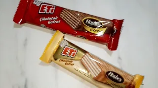 hangisi daha lezzetli? Hoşbeş Çıtırlığı (ETİ Çikolatali Gofret) veya (ETİ Çikolatali Gofret GOLD) 😋🤗