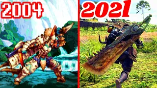 Evolution of Monster Hunter Games ( 2004-2021 )