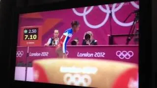 Yamilet Pena - 1st routine at the Olympics Vault Finals