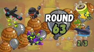 Every Tier 4 Military Tower VS Round 63 | BTD6