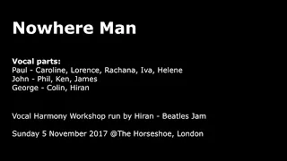 Nowhere Man - Sing Beatles! Workshop